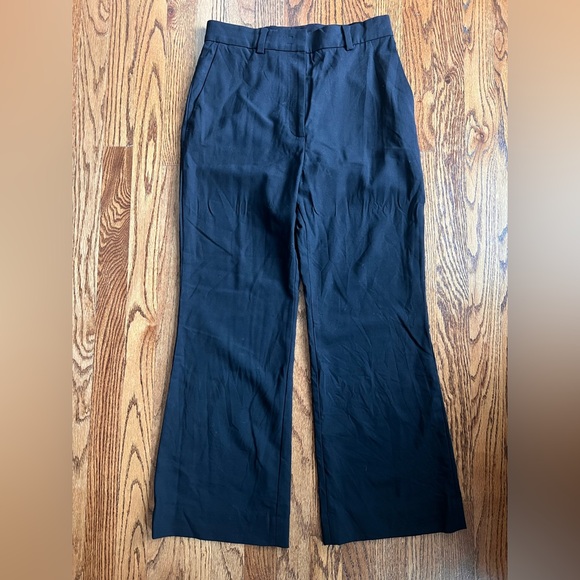 COS Bootcut Black Wool Trousers – Size 6 - Picture 3 of 10